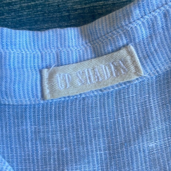 CP Shades Linen Coastal Pin Stripe Button Down Shirt - Picture 10 of 13